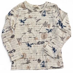 Jottum White Long Sleeve Little Girls Top Size 3